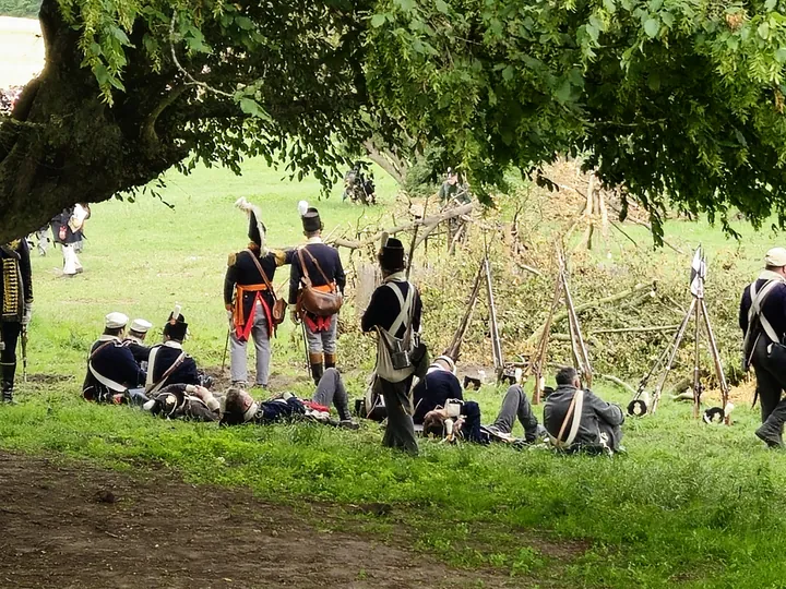 Slag van Waterloo Reinacting (België)